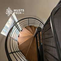 Escalier en colimaçon esthétique de qualité supérieure pour résidence, devis rapide, solution personnalisée