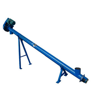 Nouveau convoyeur à vis industriel incliné en acier inoxydable robuste avec caractéristiques antistatiques pour les grains, la poudre et les particules - Product Image 1