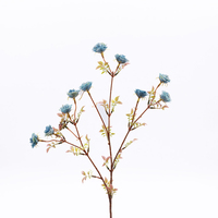 Mini Roses Artificielles 10 Têtes Petites Roses en Soie à Tige Unique pour Bouquets de Mariage et Décoration Intérieure