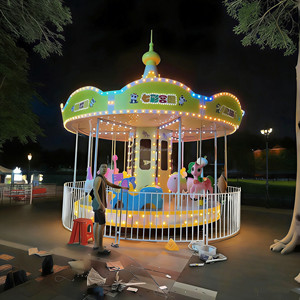 Manège de Noël en plein air sur le thème de Noël pour enfants, <span class=keywords><strong>parc</strong></span> d'attractions - Product Image 3