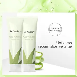 Wholesale OEM Skin Care Product Natural Organic Aloe Vera Extract Gel Moisturizing Soothing Skin Repair Face Cream for Women Men