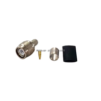 Connecteur coaxial RF à sertir de type TNC mâle 50 ohms pour câble LMR300 RG8 5D-FB