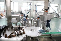 Machine de remplissage, de bouchage et d'étiquetage automatique haute performance et de haute précision pour huiles essentielles/huiles de CBD, boissons et produits chimiques, destinée aux boîtes métalliques