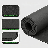 Tapis de mise à la terre antidérapant feuille de terre conducteur tapis de mise à la terre pour lit bureau sol améliorer le sommeil corps énergie promouvoir le bien-être