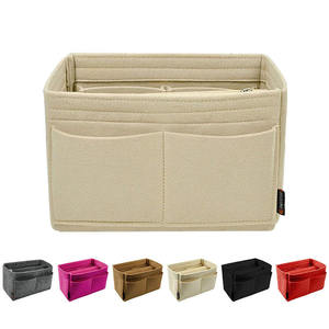 RTS Bulk Mixed Order Customized Felt Multi-Layer Pocket Organizer Bags Convenient <b>Storage</b> for Various Items <b>Cosmetic</b> Case - Product Image 1