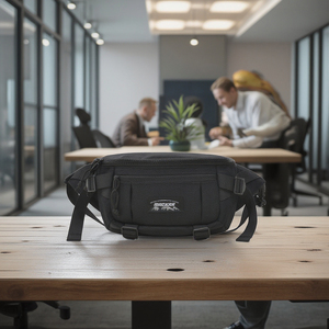 Bán buôn biểu tượng tùy chỉnh dây kéo đóng cửa thời trang giản dị không thấm nước Polyester Fanny gói/Eo gói với dây kéo đóng cửa - Product Image 1