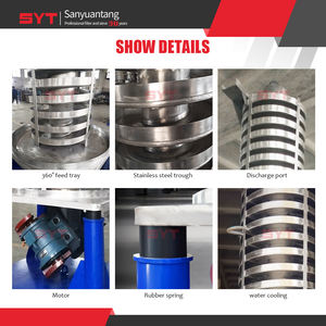 Vertikaler Spiralvibrationsförderer aus lebensmittelechtem Edelstahl – Hocheffizienter Vibrationsförderer für Lebensmittel - Product Image 6