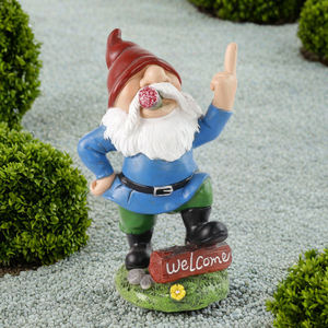 Jinhuoba חם מכירות שרקים עשן ננס סיגר עם פסל אצבע באמצע פסל קישוט חיצוני קישוטים - Product Image 1