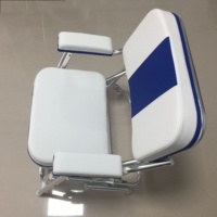 Chaise pliante de pont Xiamen Sunshine Marine avec coussins en mousse résistante, sans pliage accidentel, accessoire pour bateau/yacht/kayak/embarcation
