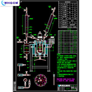 WHGCM ASME CE neue 5L hochwertige maßge schneiderte <span class=keywords><strong>Mini</strong></span>-Pyrolyse reaktor chemikalie in Weihai - Product Image 2