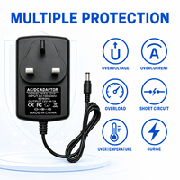 Adaptateur secteur mural professionnel 12V 1A pour moniteur LCD et accessoires informatiques