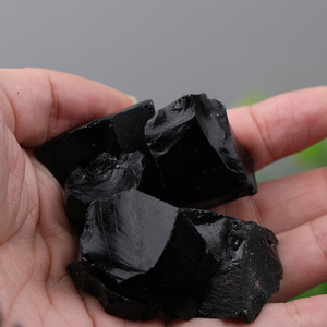 Ev dekorasyon için toptan obsidyen kristaller şifa taşı obsidyen tütsü taş - Product Image 2