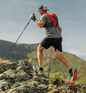 Bastones <span class=keywords><strong>de</strong></span> <span class=keywords><strong>Senderismo</strong></span> Plegables Antideslizantes <span class=keywords><strong>de</strong></span> Aluminio, Ligeros, para Trekking y Caminatas al Aire Libre, con Mango <span class=keywords><strong>de</strong></span> EVA - Product Image 4