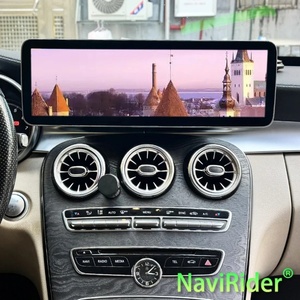 วิทยุติดรถยนต์ระบบแอนดรอยด์ขนาด 14.9 นิ้ว สำหรับรถเบนซ์ C Class GLC X253 W205 ปี 2015-2018 รองรับ Carplay ระบบนำทาง GPS เครื่องเล่นมัลติมีเดีย วิดีโอ และเฮดยูนิต - Product Image 1