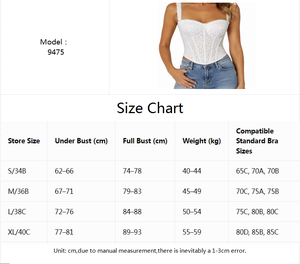 Chuangerm en stock Nouvelle collection 2026 Lingerie <span class=keywords><strong>de</strong></span> mariée tendance en dentelle texturée avec petites paillettes, corset gainant <span class=keywords><strong>la</strong></span> taille, haut caraco - Product Image 6