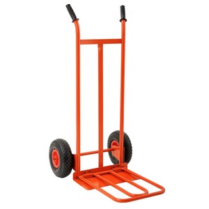 GE020 Hand Cart with Fixed Blade and Pneumatic Wheels Product Category <b>Trolleys</b> - Product Image 1