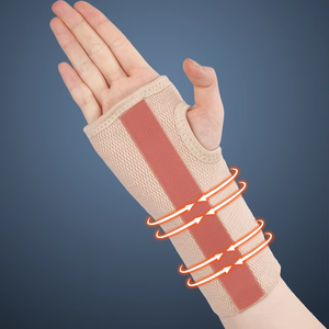 Attelle de soutien <span class=keywords><strong>du</strong></span> poignet Premium Comfort Fit, stabilisateur de compression réglable pour <span class=keywords><strong>le</strong></span> <span class=keywords><strong>syndrome</strong></span> <span class=keywords><strong>du</strong></span> <span class=keywords><strong>canal</strong></span> <span class=keywords><strong>carpien</strong></span>, l'arthrite et la récupération post-chirurgicale - Product Image 2