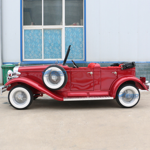 Auto Clásico Eléctrico Rojo Elegante Personalizado 2026, Venta Especial, Auto Clásico Hecho a Mano de Estilo Antiguo - Product Image 2