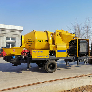 เครื่องปั๊มคอนกรีตแบบเคลื่อนที่ ZLIN Jbts40 พร้อมรถพ่วง กำลังการผลิต 40 เมตร/ชั่วโมง มอเตอร์ 84 กิโลวัตต์ แรงบิดสูง ความจุ 0.56 เมตร - Product Image 5