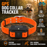 Rastreador GPS Inteligente para Mascotas 4G LTE IP67 Resistente al Agua Batería de 4000 mAh 30 Días de Autonomía Llamada de Voz Bidireccional Posicionamiento GPS/BDS/LBS Android/iOS