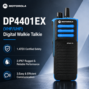 Radio DP4401EX Intrínsecamente Seguro con Certificación ATEX, Resistente al Agua IP67, VHF, GPS para Comunicación de Grupo a Larga Distancia - Product Image 3