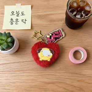 Portachiavi in acrilico con ciondolo a forma di personaggio dei cartoni animati Kpop <span class=keywords><strong>Taehyung</strong></span> Jungkook Suga Jimin, con motivo, per accessori borsa, idea regalo - Product Image 2