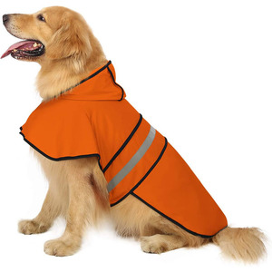 Manteau de pluie réfléchissant pour chiot Bichon, poncho pour chien été, hiver et printemps, accessoire de vêtement pour animaux de compagnie à rayures - Product Image 3