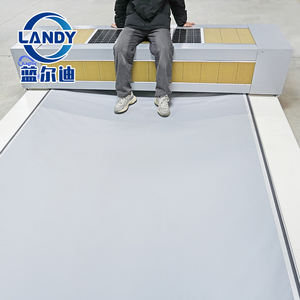 <span class=keywords><strong>Enrouleur</strong></span> de couverture de <span class=keywords><strong>piscine</strong></span> électrique solaire anti-UV H001 24V 400W à rail coulissant pour piscines hors sol - Product Image 2