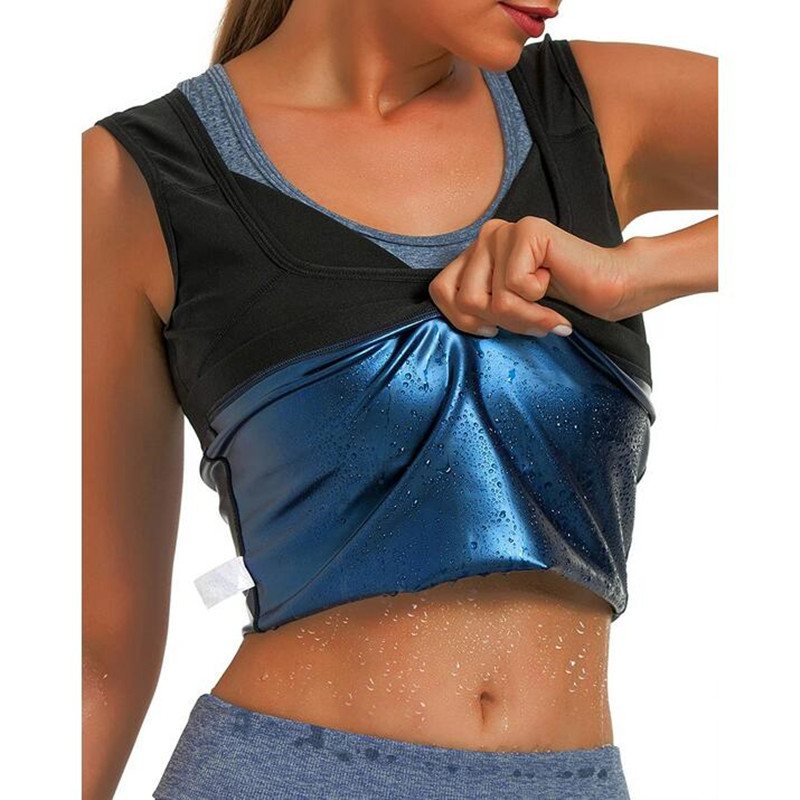 Хит продаж, популярные Женские Термо Body Shaper футболка неопрена для похудения боди тренировки Пот Сауна Костюм