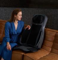 Coussin de massage Shiatsu électrique de style nouveau pour le dos et le corps avec contrôle de la minuterie, certifié CE ROHS FCC, garantie 1 an