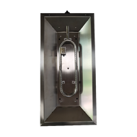 Brûleur rectangulaire encastrable au propane en acier inoxydable Peaktop, certifié ETL/CE, pour usage extérieur et sur table
