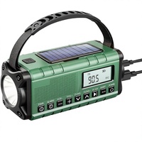 Handkurbel-Notfallradio AM/FM 10000mAh/37000mWh NOAA Wetterradio |   Automatische Scan-Taschenlampe SOS-Alarm Backup-Batterie Outdoor