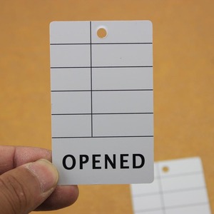 Factory Price Multi Color Credit Card Size PVC hang Tag for Clothing - Product Image 1