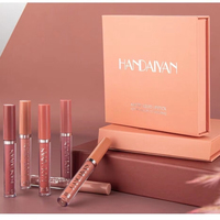 Ensemble de rouges à lèvres liquides mats à marque privée, maquillage pour les lèvres imperméable pour filles et femmes, kit de gloss à lèvres multicolores