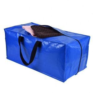 <b>Extra</b> <b>Large</b> Heavy Duty PP Woven Storage <b>Bags</b> with Zippers for Living Room Moving and Organization - Product Image 3