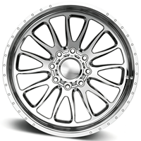 Jantes forgées personnalisées SL 22X12 26X14 26X16 24X12 28X16 6x139.7 8X170 8X180 Polies à déport profond pour Ford F-150 RAM 1500