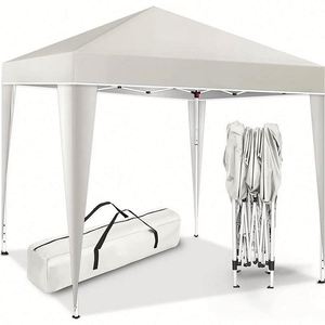 Parasol pliant personnalisé à quatre pieds pour le camping et les expositions, résistant aux intempéries, tente publicitaire - Product Image 3
