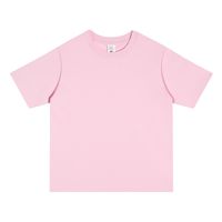 Kaos Kasual Unisex Rajutan Katun 100% 300g OEM Custom, 3D Embossed, Ramah Lingkungan, Anti Kusut, Bernapas, untuk Sehari-hari