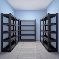 Système de rayonnage industriel léger en fil d'acier pour palettes, hauteur réglable - Étagères de stockage durables pour entrepôt