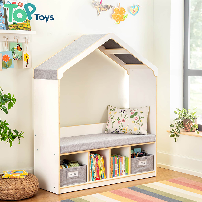 Modern Wooden Reading Nook with 2