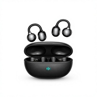 Auriculares Inalámbricos con Clip para Oreja, Carga Tipo-C, Baja Latencia, Sonido Estéreo, para Deportes