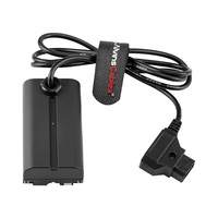 Câble d'alimentation D-Tap Alvin's Cables NP F550 avec protection contre les courts-circuits pour batteries NP F570, NP F970, Atomos Shinobi/Ninja