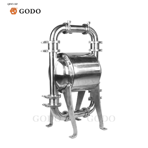 Bomba Sanitaria de Acero Inoxidable GODO QBW3-50, Bombas Neumáticas de Diafragma para Transferencia de Alimentos, para Proveedores de Fábrica OEM - Product Image 1