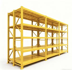 Estanterías Metálicas Móviles Ajustables de Acero Laminado en Frío de Una Sola Cara, de Carga Media, para Uso en Almacenes y Supermercados, Precio Bajo - Product Image 3