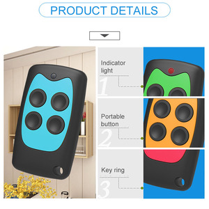 YET2111 Cửa Gara 4 Nút Điều Khiển Từ Xa Không Dây Mã CuộN 315/433Mhz - Product Image 3