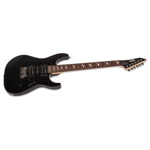Guitare électrique noire MT 130, corps plein, micros humbucker, longueur d'échelle 648 mm - Product Image 1