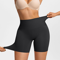 Waistdear Shorty Sculptant Sans Couture pour Femme, Effet Ventre Plat et Remonte-Fesses, Taille Mi-Haute, Entrejambe Antidérapant
