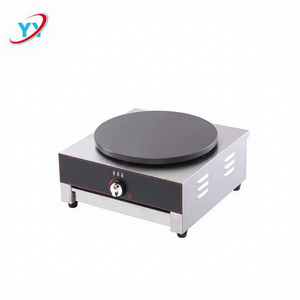 Commercial grand <span class=keywords><strong>Mini</strong></span> crêpe et crêpe 3000w 40CM cuisinière plaque chauffante une collation rotatif électrique gaz faisant la plaque Machine fabricants casserole - Product Image 1