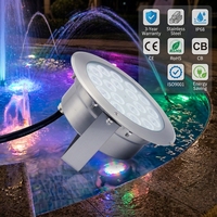 Lampe de fontaine RGBW à synchronisation instantanée IP68 CE, lumières LED sous-marines - Changement de couleur sans délai pour les installations aquatiques musicales complexes