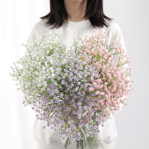Flores Artificiales de Gypsophila, Flores de Baby Breath de Plástico - Product Image 2